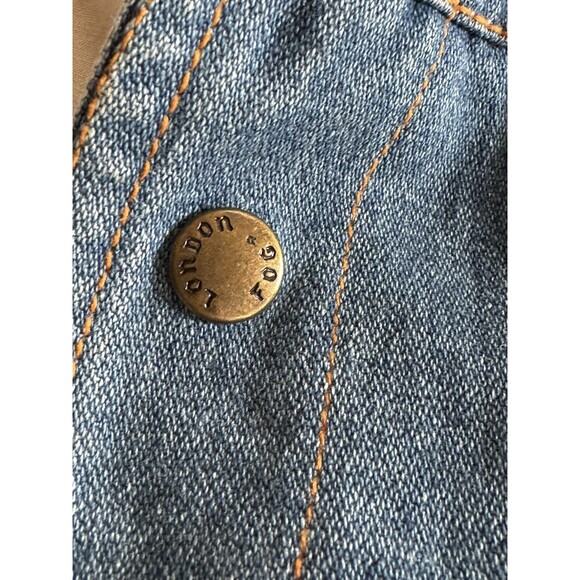 Vintage London Fog TURBO Jean Jacket Boys Girls Kids Size‎ Large / 7 - Picture 13 of 15